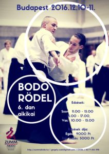 Bodo Rödel aikido edzőtábor 2016