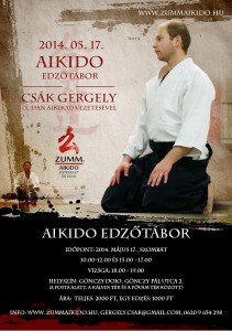 Aikido edzőtábor Csák Gergely vezetésével