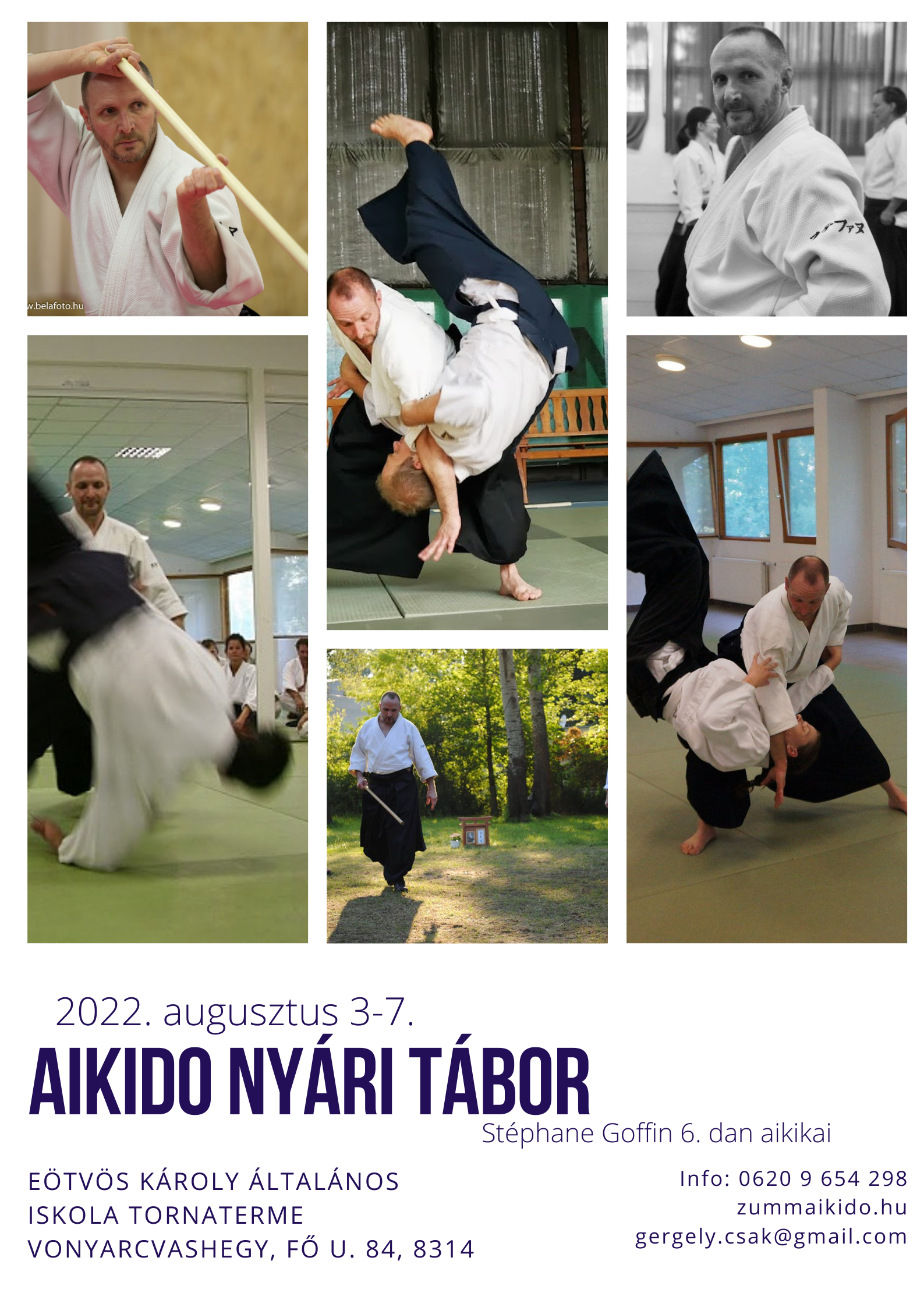 aikido nyári tábor plakát