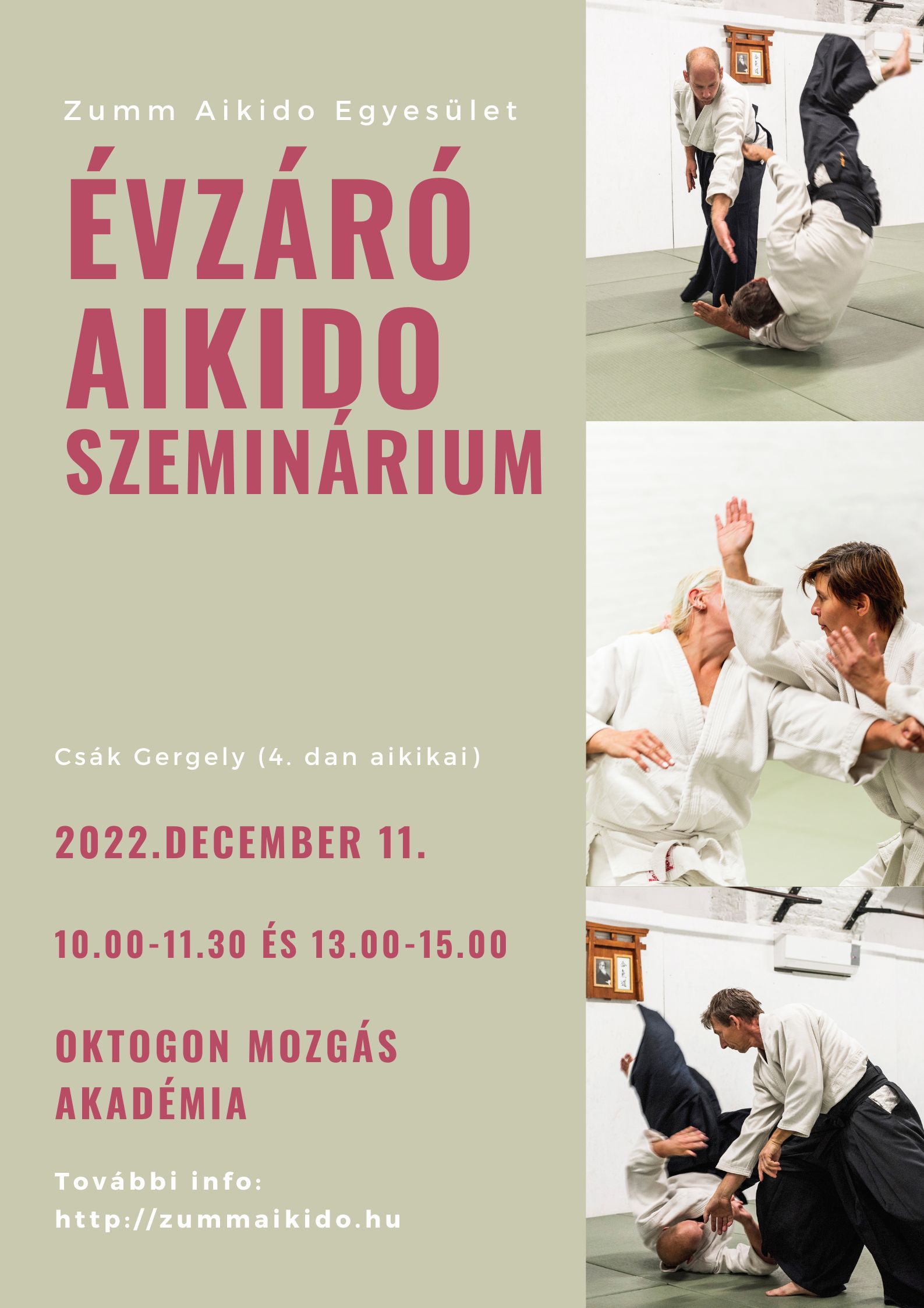 Évzáró aikido edzőtábor