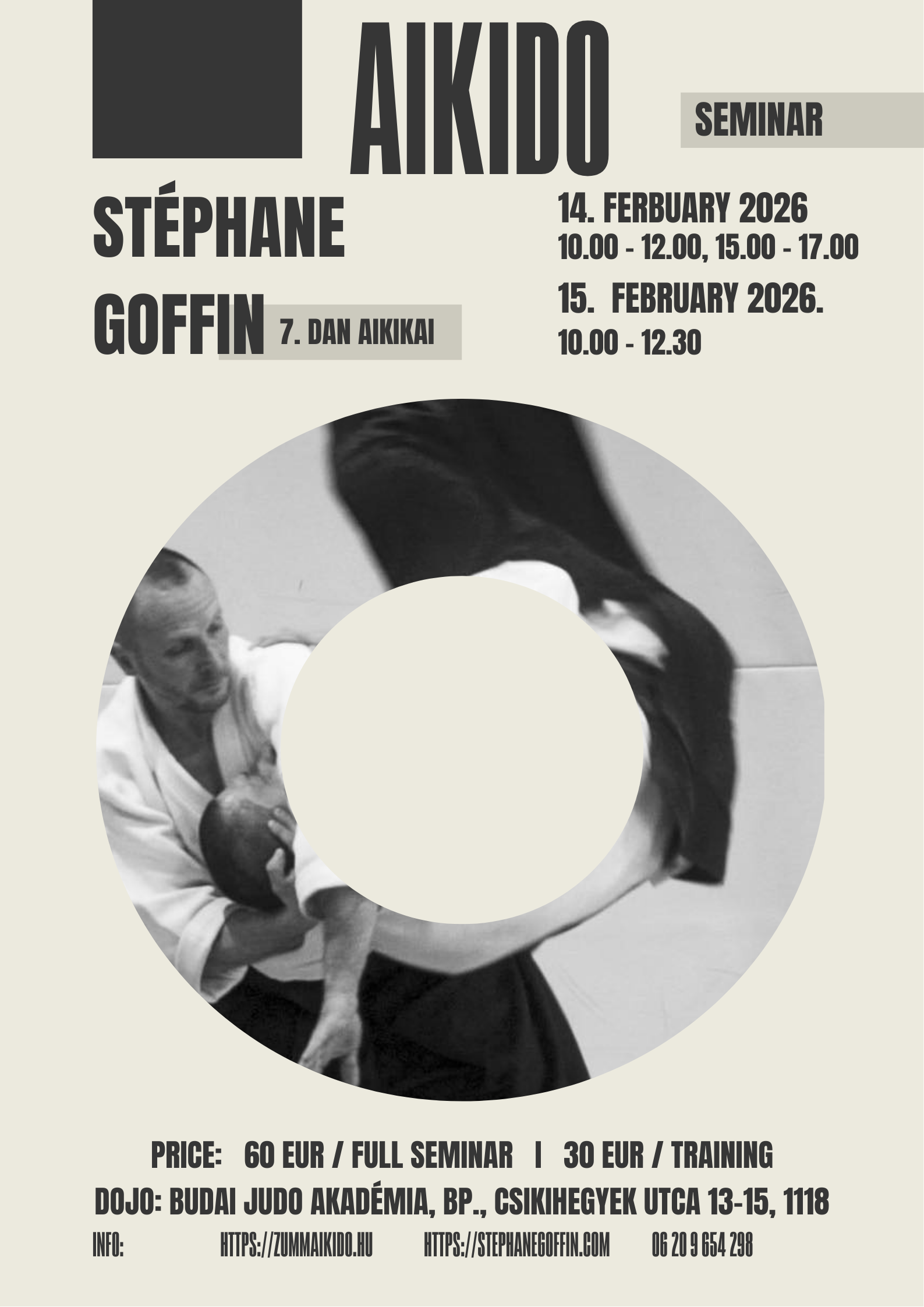 Stéphane Goffin febr 14-15, 2026 poster eng