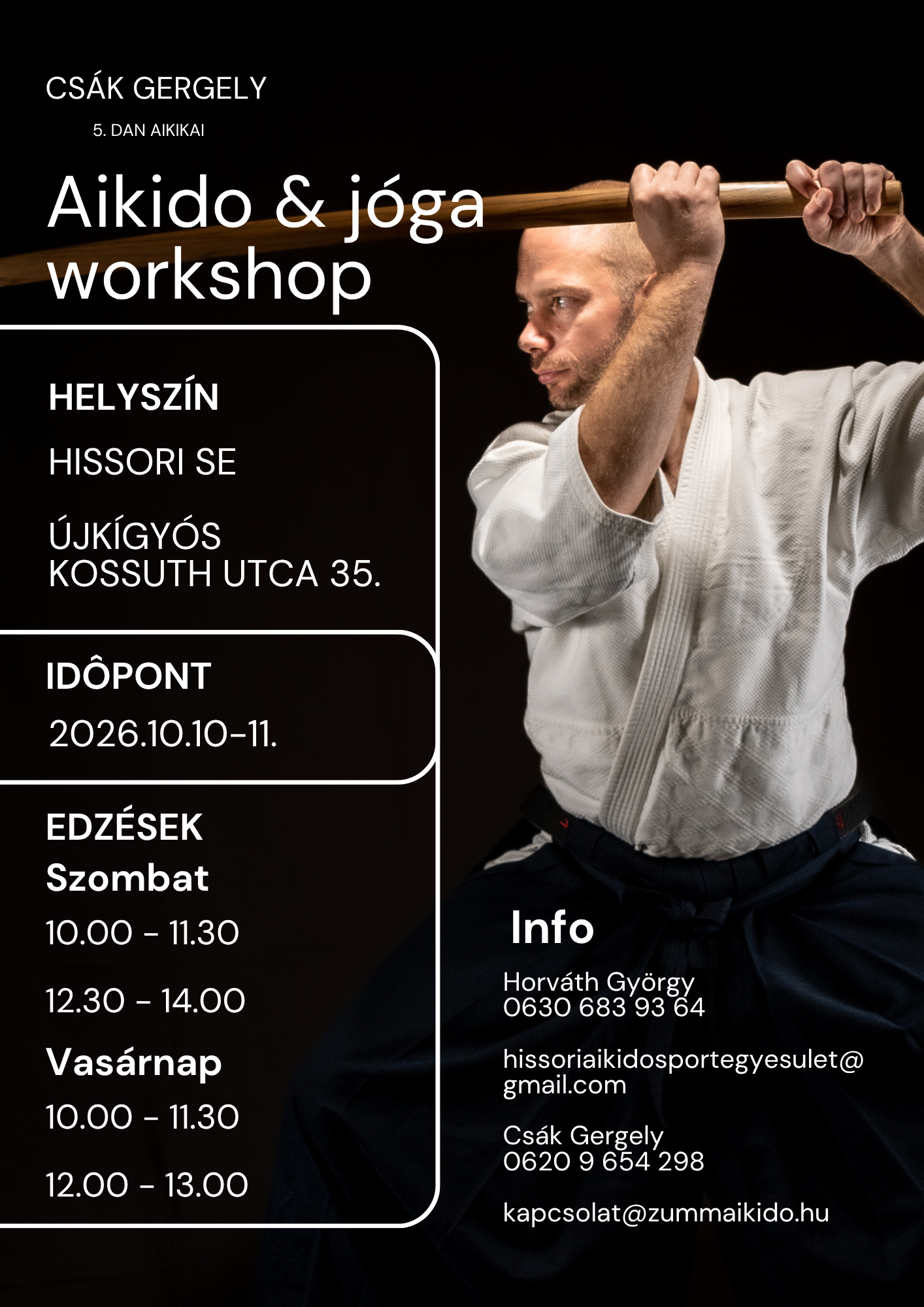 Aikido és jóga workshop Újkígyós